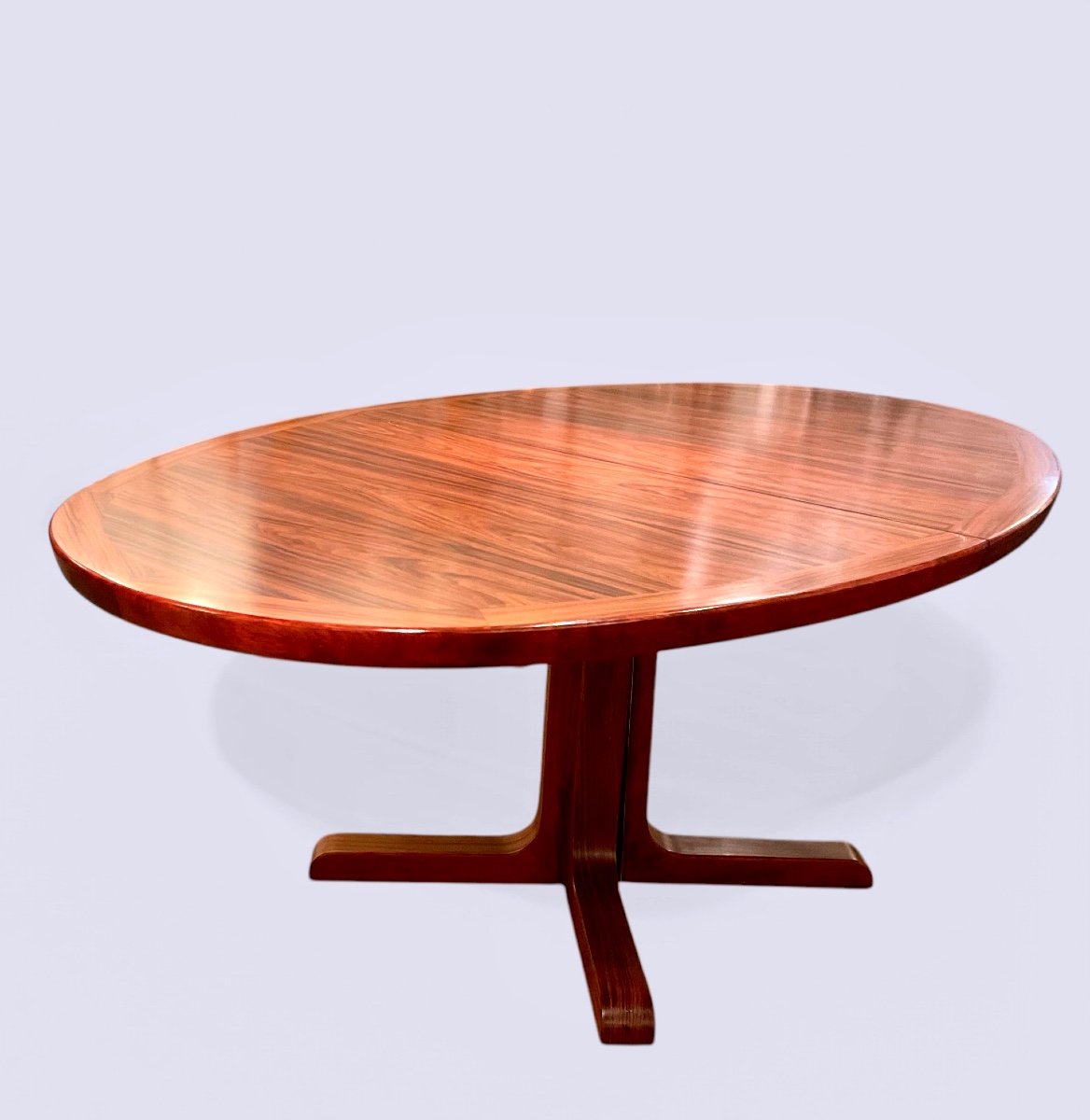 Grande Table à Dîner, De Conférence Ou Même Bureau.travail Scandinave Circa 1960/1970-photo-3